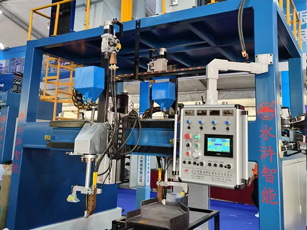 Máquina de solda automática de rastreamento a laser de feixe longitudinal