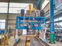 Máquina de solda a laser de feixe longitudinal tipo porta