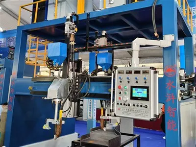 Máquina de solda automática de rastreamento a laser de feixe longitudinal